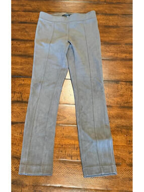 Andrew Marc Faux Suede Taupe Pull On Pant Size XS